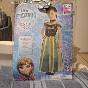 Disney FROZEN Coronation Anna Dress Child’s Medium